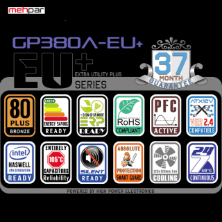 پاور کیس GREEN GP380A-EU Plus